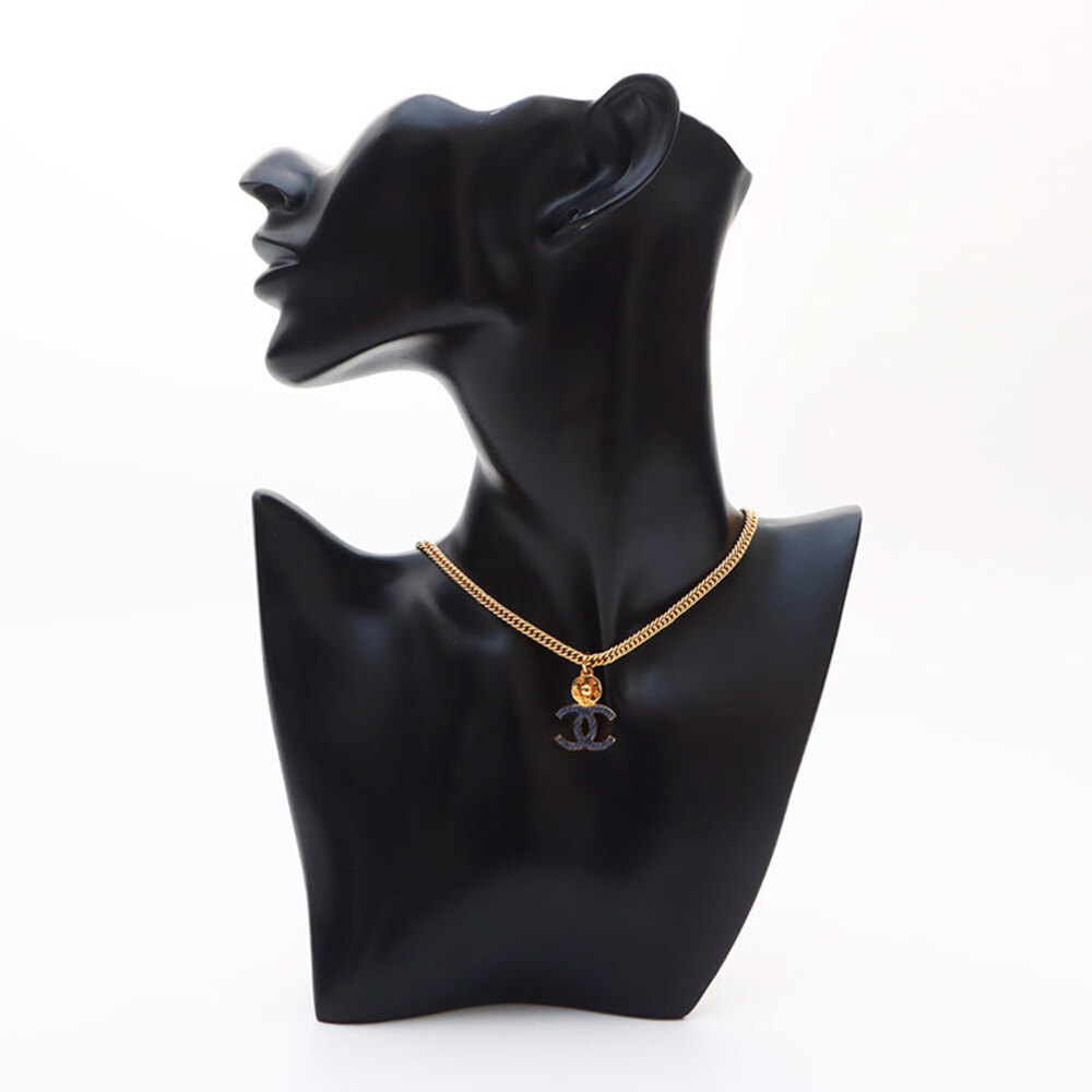 CHANEL Blue Logo Necklace - Picture 8 of 9